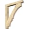 Ekena Millwork Balboa Block Rough Sawn Bracket w/ Offset Brace, Douglas Fir, 6"W x 42"D x 48"H BKT0604X42X48BOA05RDF - alternate 1